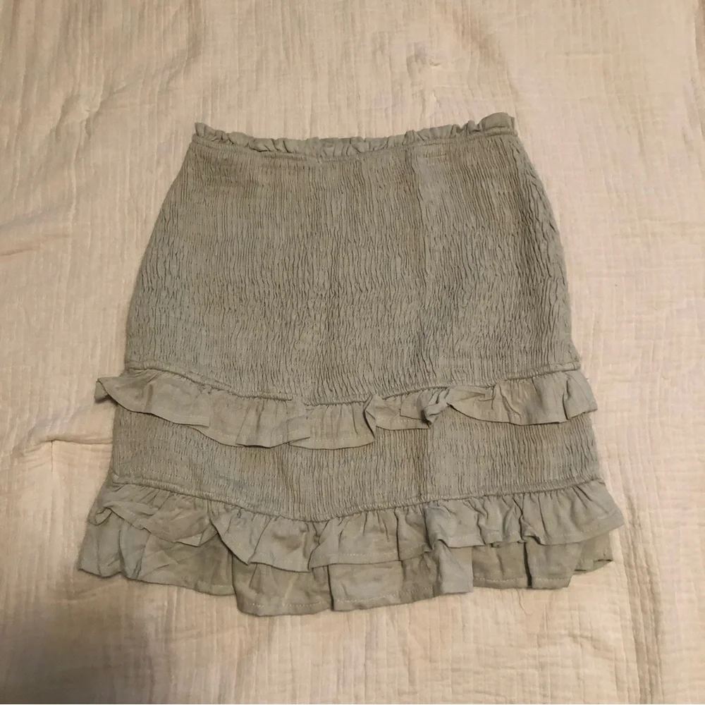 Blue Ruffle Skirt - Picture 4 of 6